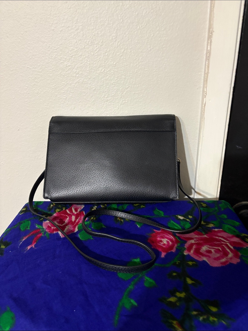 kate spade Black Crossbody with Ivory Bow Accent - Picture 2 of 7